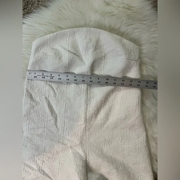 Zara trafaluc white strapless romper size XS - Picture 4 of 6